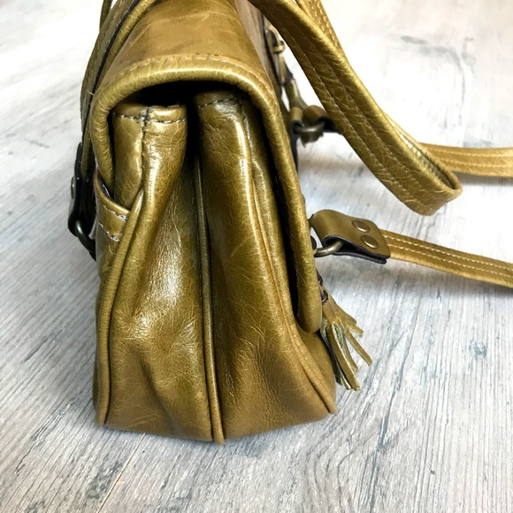 RUE PRINCESSE PARIS: Leather shoulder handbag - Picture 6 of 6